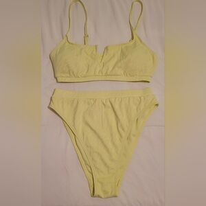 Cabana del Sol Yellow Bikini Top